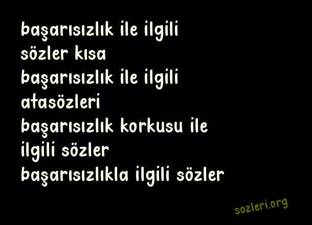 Başarısızlık