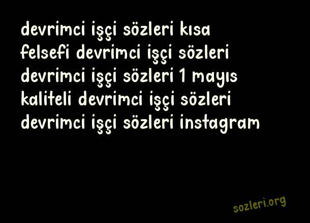 Devrimci İşçi