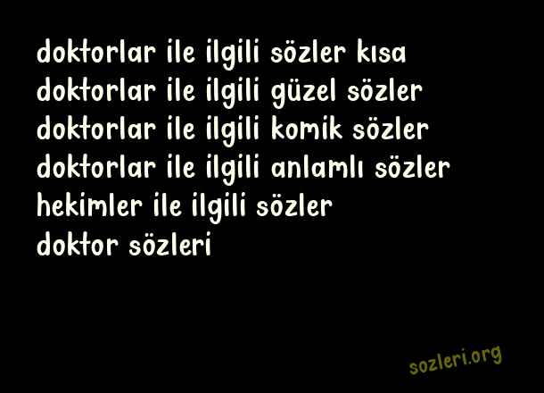Doktorlar