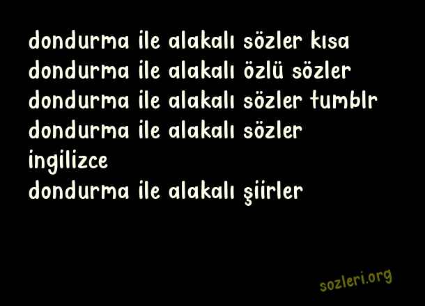 Dondurma