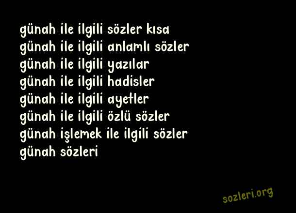 Günah