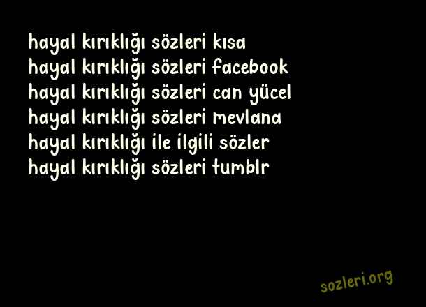 Hayal Kırıklığı