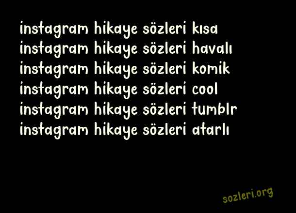 İnstagram Hikaye