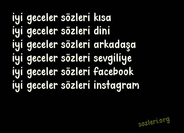 İyi Geceler