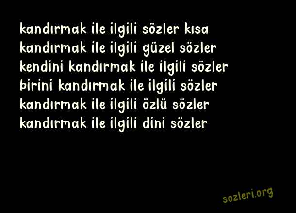 Kandırmak