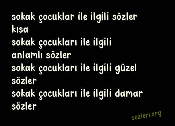 Sokak Çocukları