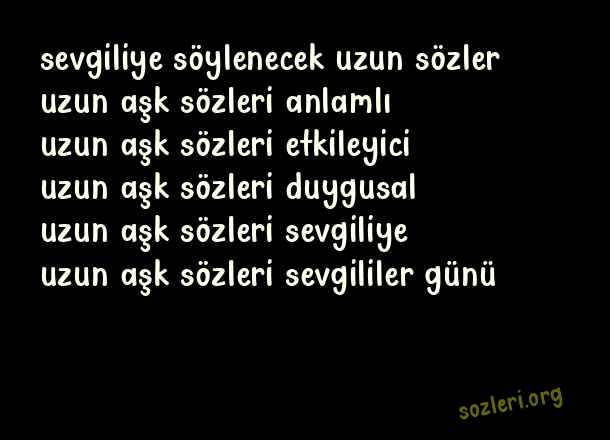 Uzun Aşk