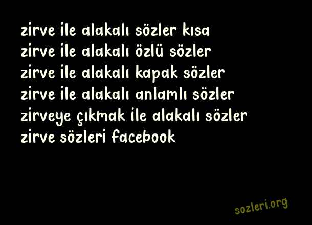 Zirve