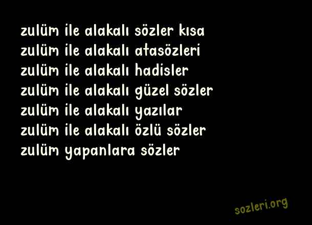 Zulüm